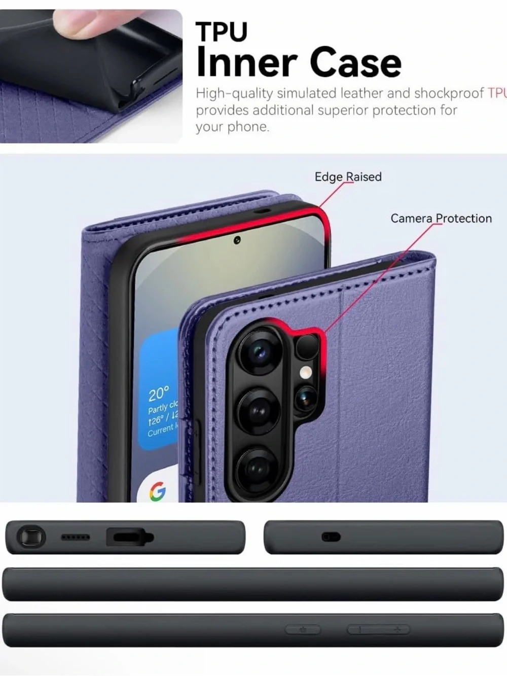OCASE Compatible with Samsung Galaxy S26 Ultra Wallet Case